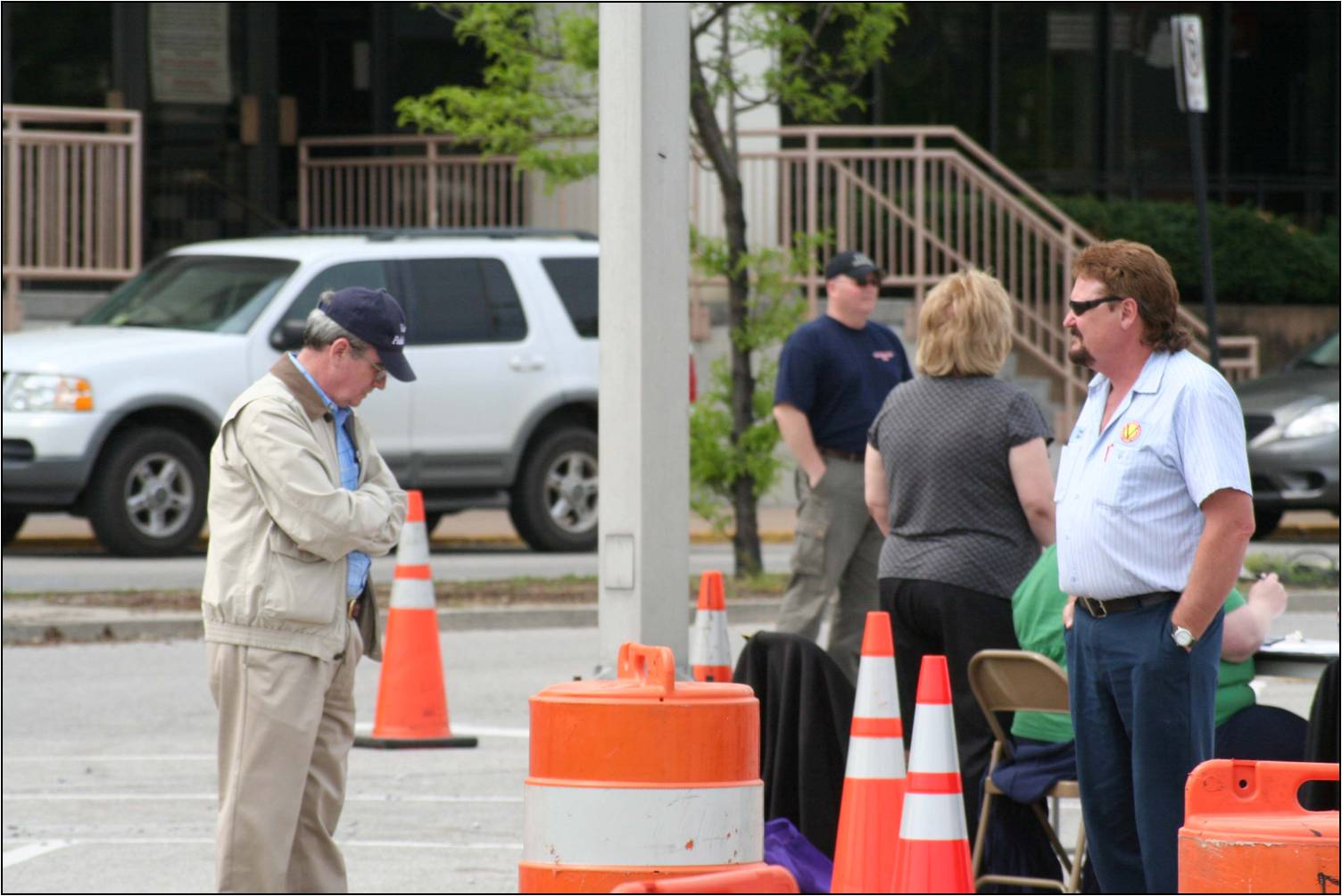 Town of Vinton, Public Works Director Michael Kennedy on the left.  Fred, one of our Mechanics on the right.